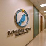 画像15: 星と鳥が導く、希望に満ちたラインアートロゴ (15)