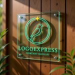 画像11: 星と鳥が導く、希望に満ちたラインアートロゴ (11)