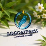 画像12: 星と鳥が導く、希望に満ちたラインアートロゴ (12)