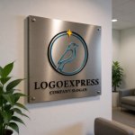 画像13: 星と鳥が導く、希望に満ちたラインアートロゴ (13)