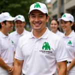 画像14: ゴリラの親子が示す保護と成長のロゴ (14)