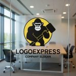 画像8: ハンマーゴリラロゴ (8)