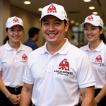 画像14: 鉢巻と法被姿のゴリラが示す、和の力強さロゴ (14)