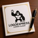 画像6: ゴリラグリーティングロゴ (6)