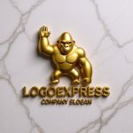 画像13: ゴリラグリーティングロゴ (13)