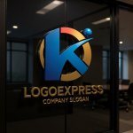 画像15: Kと円、人型が織りなす革新と信頼のロゴ (15)