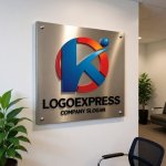 画像7: Kと円、人型が織りなす革新と信頼のロゴ (7)