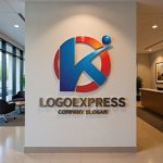 画像10: Kと円、人型が織りなす革新と信頼のロゴ (10)