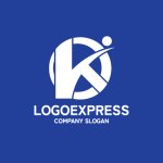 画像4: Kと円、人型が織りなす革新と信頼のロゴ (4)