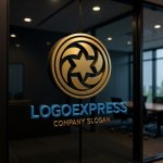 画像15: 回転する星と円が示す、卓越した推進力ロゴ (15)