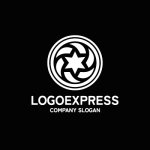 画像4: 回転する星と円が示す、卓越した推進力ロゴ (4)