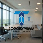 画像8: Tと上向き矢印が示す、成長と技術のロゴ (8)