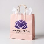 画像6: 蓮の花と人々が織りなす調和と成長のロゴ (6)