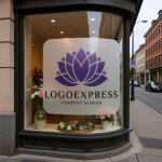 画像7: 蓮の花と人々が織りなす調和と成長のロゴ (7)