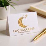 画像16: 三日月と星のアルファベットCロゴ (16)