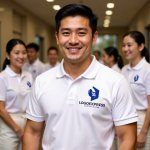 画像14: 六角形とゴリラの力強いロゴ (14)