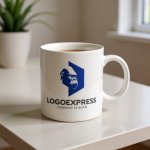 画像16: 六角形とゴリラの力強いロゴ (16)