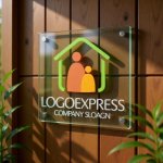 画像11: 家と親子が示す、安心と成長の温かいロゴ (11)