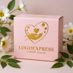 画像10: 手とハートの優しいロゴ (10)