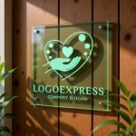 画像11: 手とハートの優しいロゴ (11)