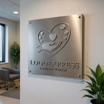 画像13: 手とハートの優しいロゴ (13)