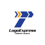 画像1: Tと矢印が示す、スピードと信頼の物流ロゴ (1)