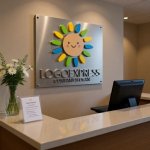 画像8: 笑顔の太陽とカラフルな光が輝くロゴ (8)