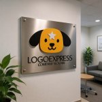 画像14: 星マークの可愛い犬のロゴ (14)