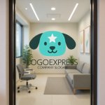 画像6: 星マークの可愛い犬のロゴ (6)