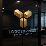 画像15: Y字型レンガの立体ロゴ (15)