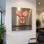 画像7: Y字型レンガの立体ロゴ (7)