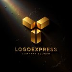 画像12: Y字型レンガの立体ロゴ (12)