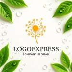 画像9: 希望と広がりを象徴するタンポポの綿毛ロゴ (9)