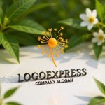 画像12: 希望と広がりを象徴するタンポポの綿毛ロゴ (12)