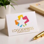 画像16: カラフルな星とスクエアが織りなすのロゴ (16)