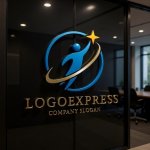 画像15: 星に向かって手を伸ばす人々のロゴ (15)