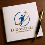 画像6: 星に向かって手を伸ばす人々のロゴ (6)