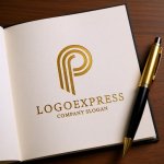 画像6: Pの多層ラインが示すのロゴ (6)