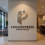 画像10: Pの多層ラインが示すのロゴ (10)