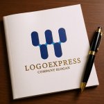 画像6: Wの繋がりとネットワークを示すモダンロゴ (6)