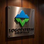 画像5: Vと山が示す挑戦と成長のロゴ (5)