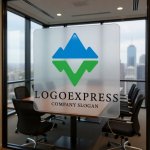 画像11: Vと山が示す挑戦と成長のロゴ (11)