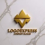 画像13: Vと山が示す挑戦と成長のロゴ (13)