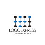 画像3: 計算機をモチーフにしたロゴ (3)