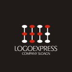 画像4: 計算機をモチーフにしたロゴ (4)