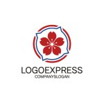 画像3: エンブレム 桜 紋章 ロゴ (3)