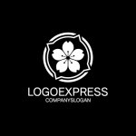 画像4: エンブレム 桜 紋章 ロゴ (4)