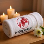 画像5: 桜の枝と円が彩る和風エレガントロゴ (5)