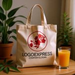 画像8: 桜の枝と円が彩る和風エレガントロゴ (8)