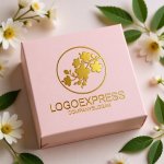 画像10: 桜の枝と円が彩る和風エレガントロゴ (10)